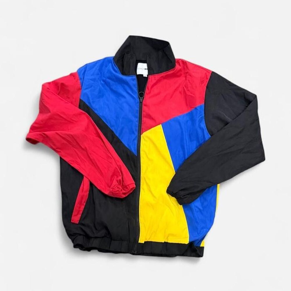 Fashion Nova Men's Color Block Jacket